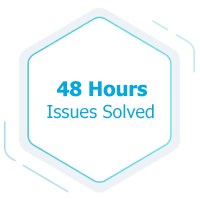 Issues solved within 48 hours